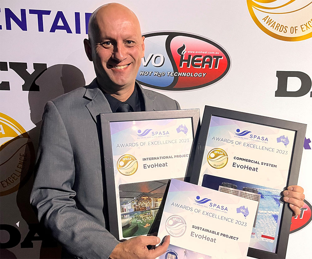 EvoHeat Triumphs at SPASA 2023 Victoria Awards